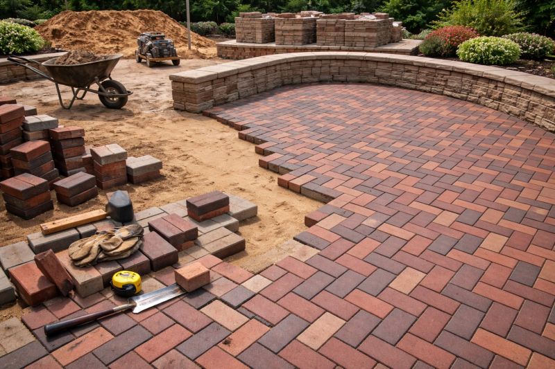 Patio Brick Installation in Providence, RI