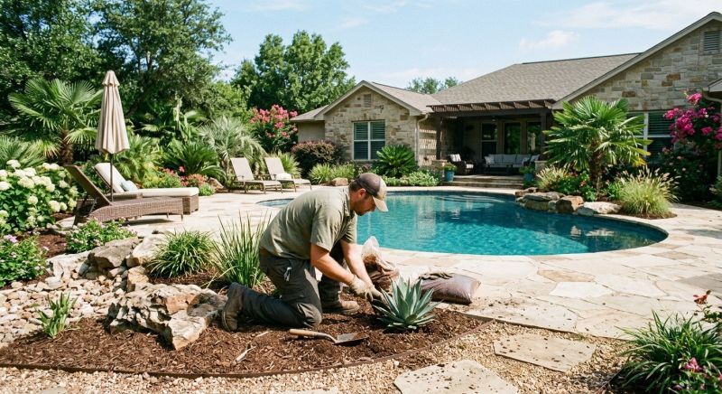 Pool Patio Landscaping in Ventura County, CA